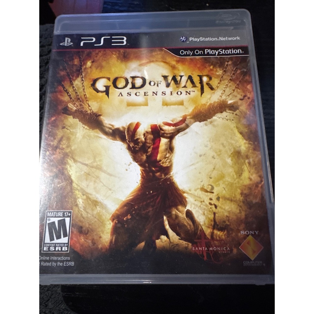 Sony God of War Ascension PS3 Game‎ Mature Multi Excellent Action Adventure